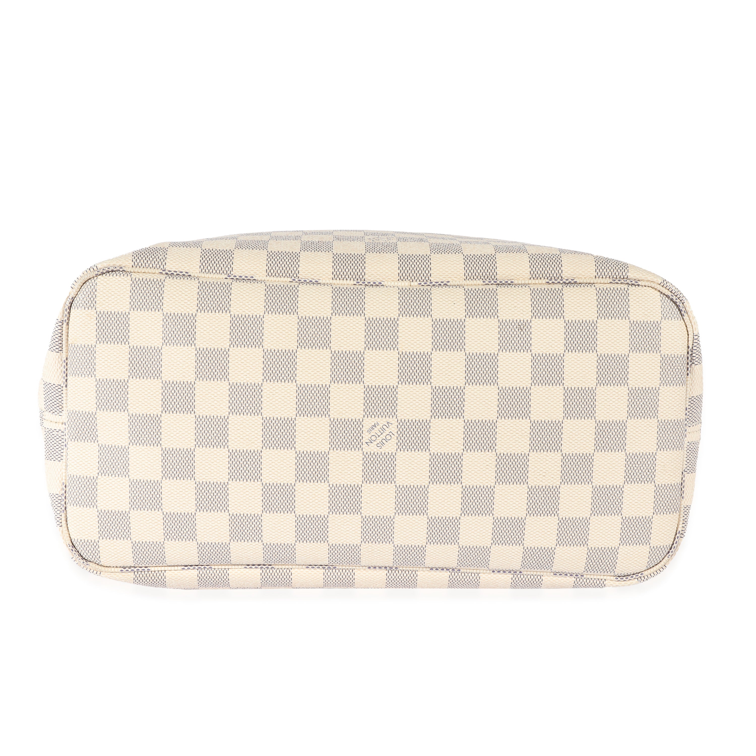 Louis Vuitton Louis Vuitton Rose Ballerine Damier Azur Canvas Neverfull MM