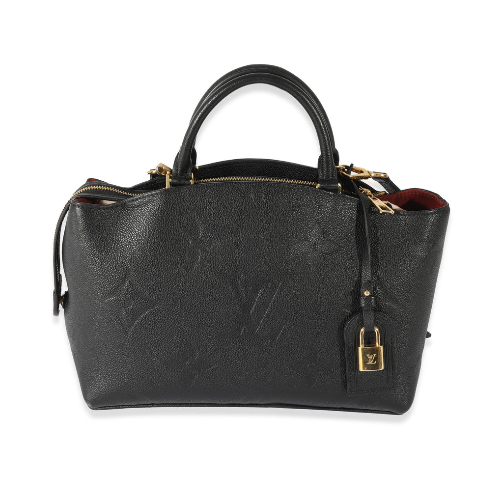 Louis Vuitton Louis Vuitton Black Monogram Empreinte Petit Palais