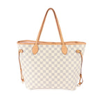 Louis Vuitton Louis Vuitton Canvas Damier Azur Rose Ballerine Neverfull MM