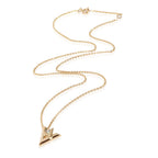 Louis Vuitton LV Volt Pendant in 18k Yellow Gold 0.03 CTW