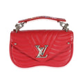 Louis Vuitton Louis Vuitton Red Leather New Wave Chain PM