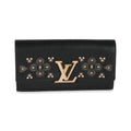 Louis Vuitton Louis Vuitton Black Leather Capucines Wallet