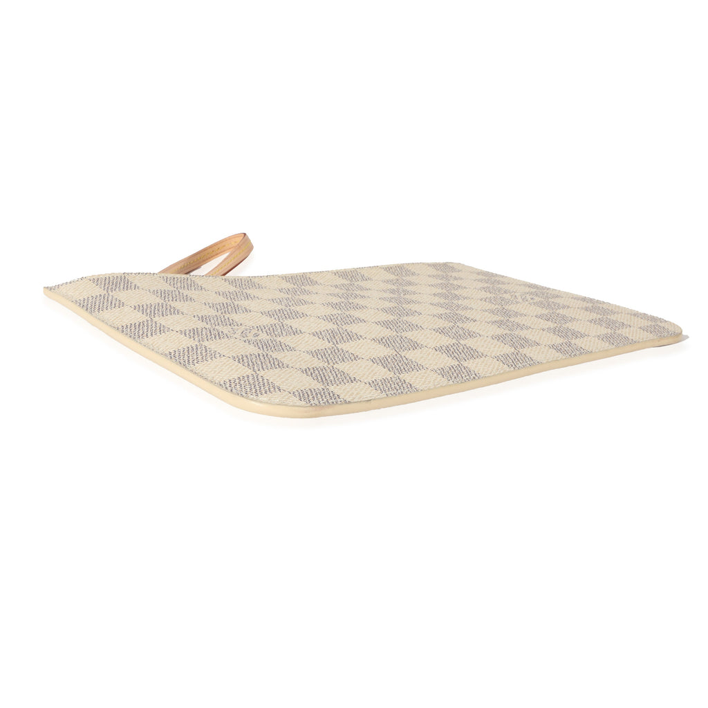 Louis Vuitton Louis Vuitton Canvas Damier Azur Neverfull Pochette