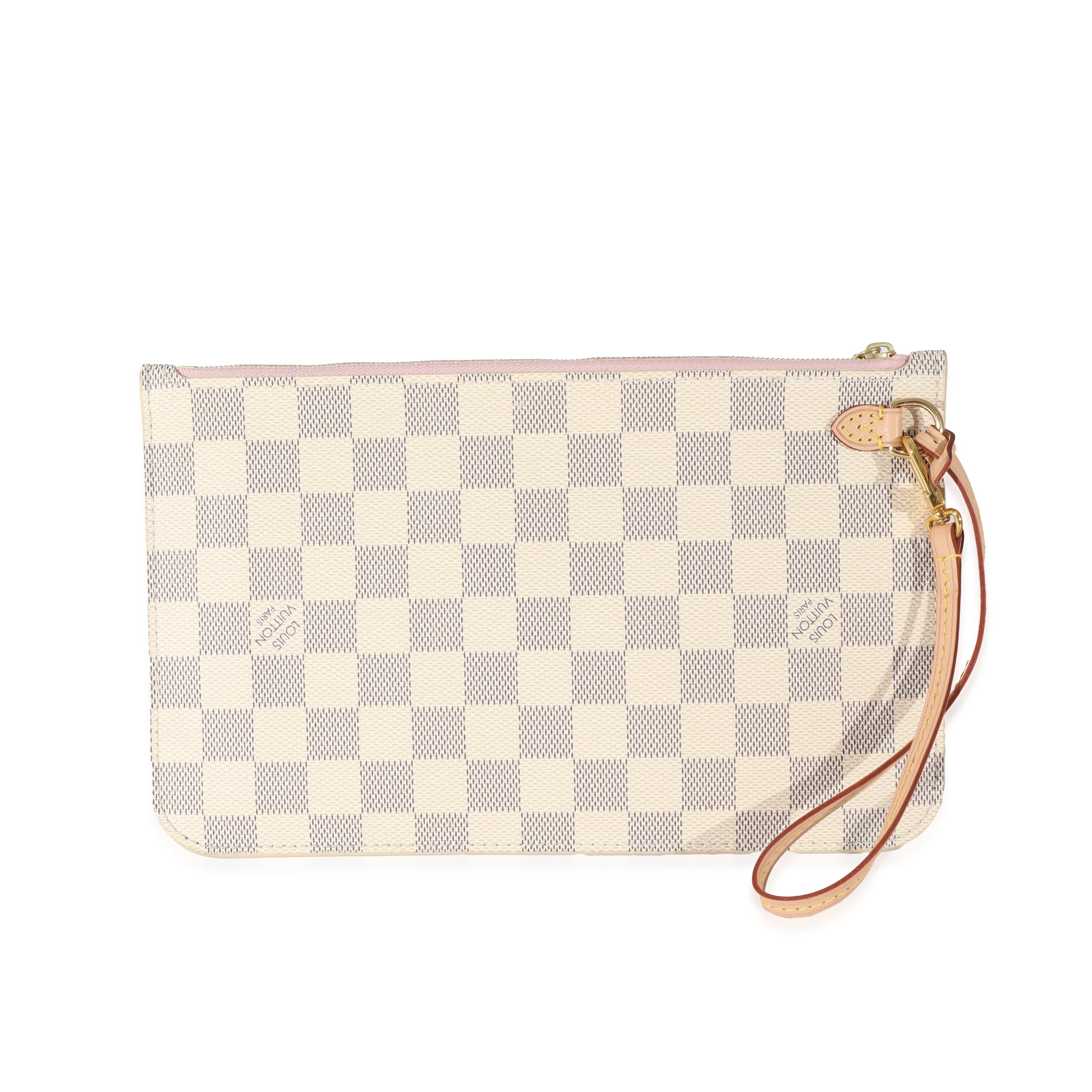 Louis Vuitton Louis Vuitton Canvas Damier Azur Neverfull Pochette