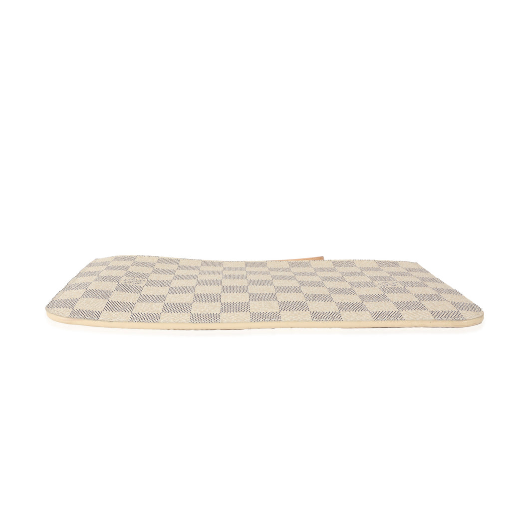Louis Vuitton Louis Vuitton Canvas Damier Azur Neverfull Pochette