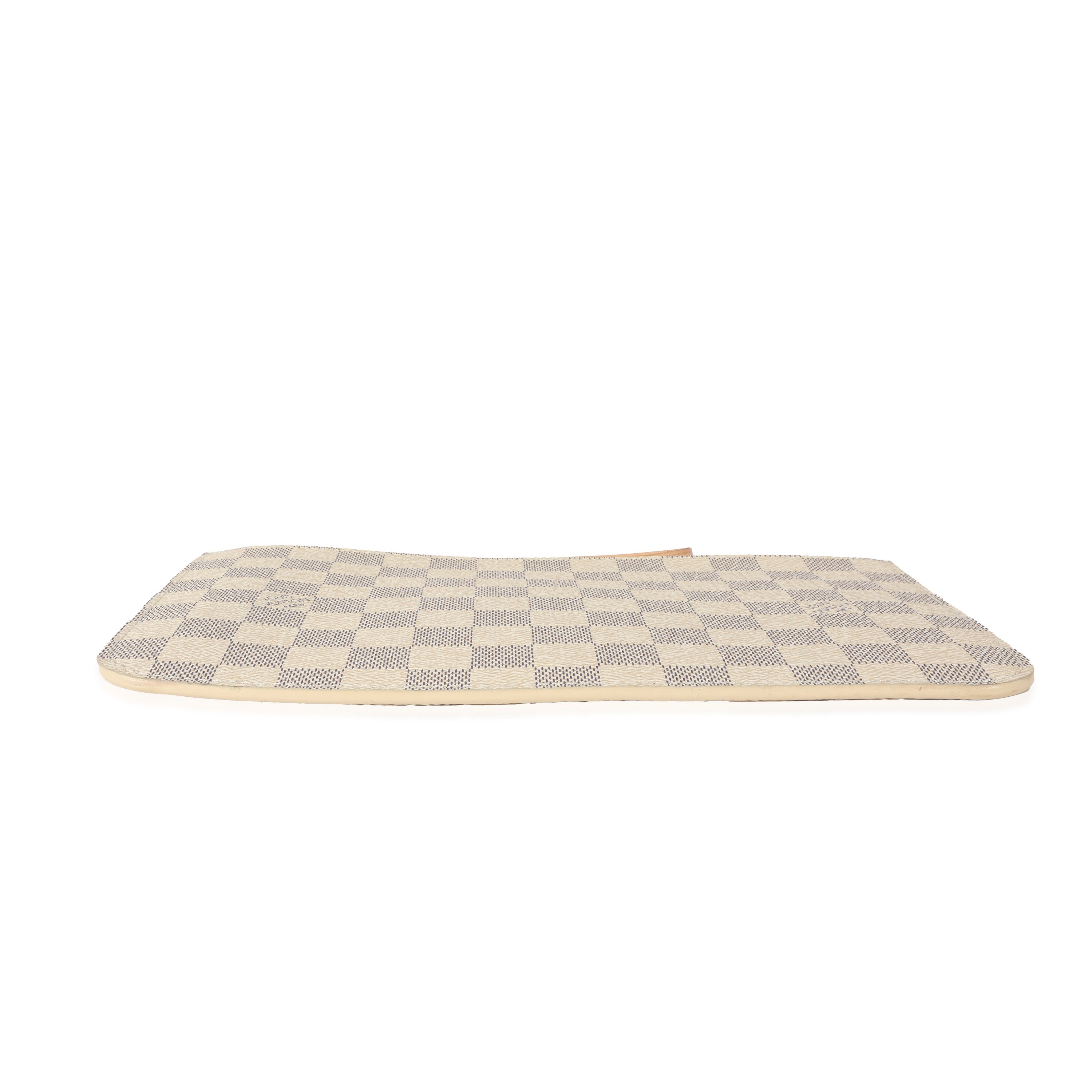 Louis Vuitton Louis Vuitton Canvas Damier Azur Neverfull Pochette
