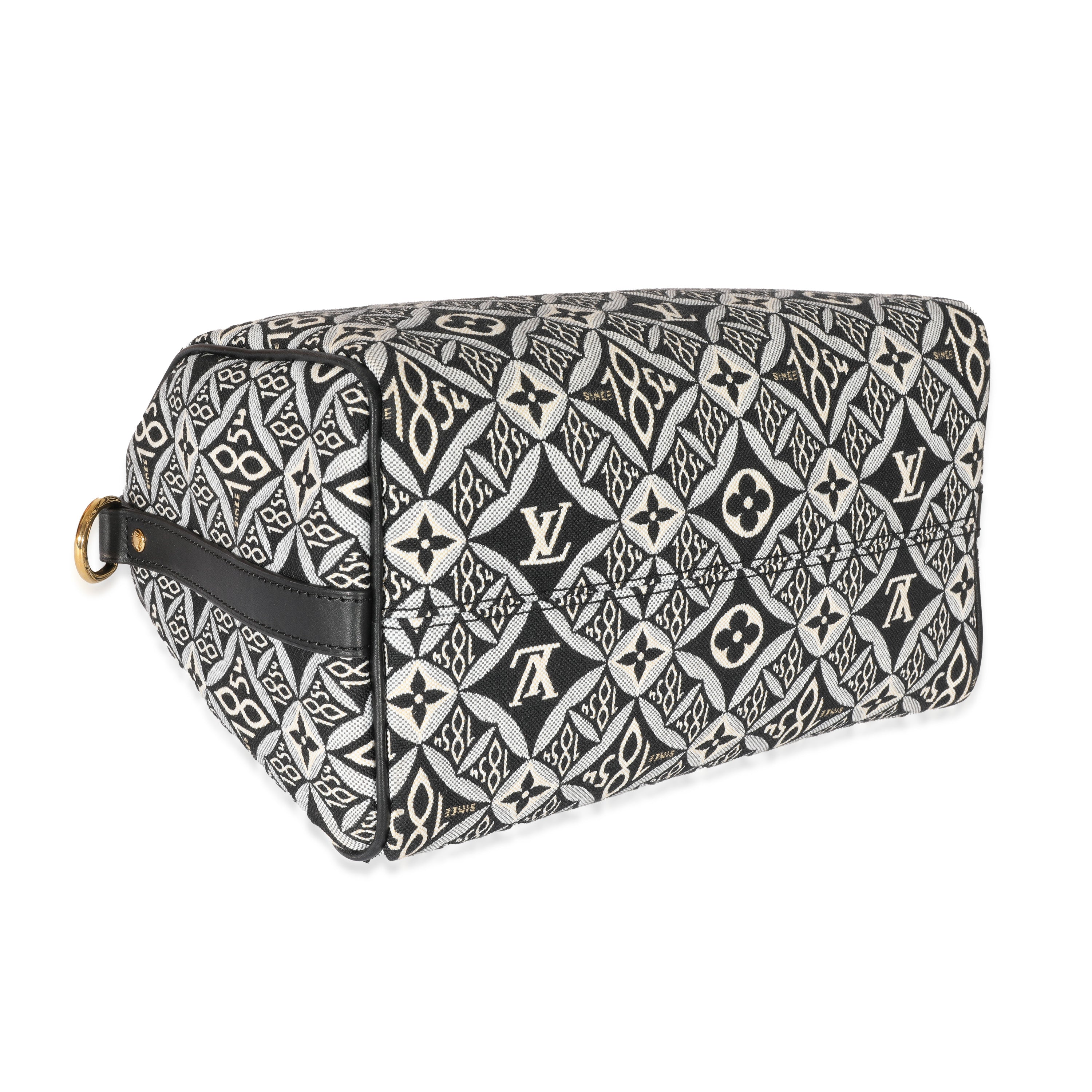 Louis Vuitton Louis Vuitton Grey Jacquard Since 1854 Speedy Bandouliere 25