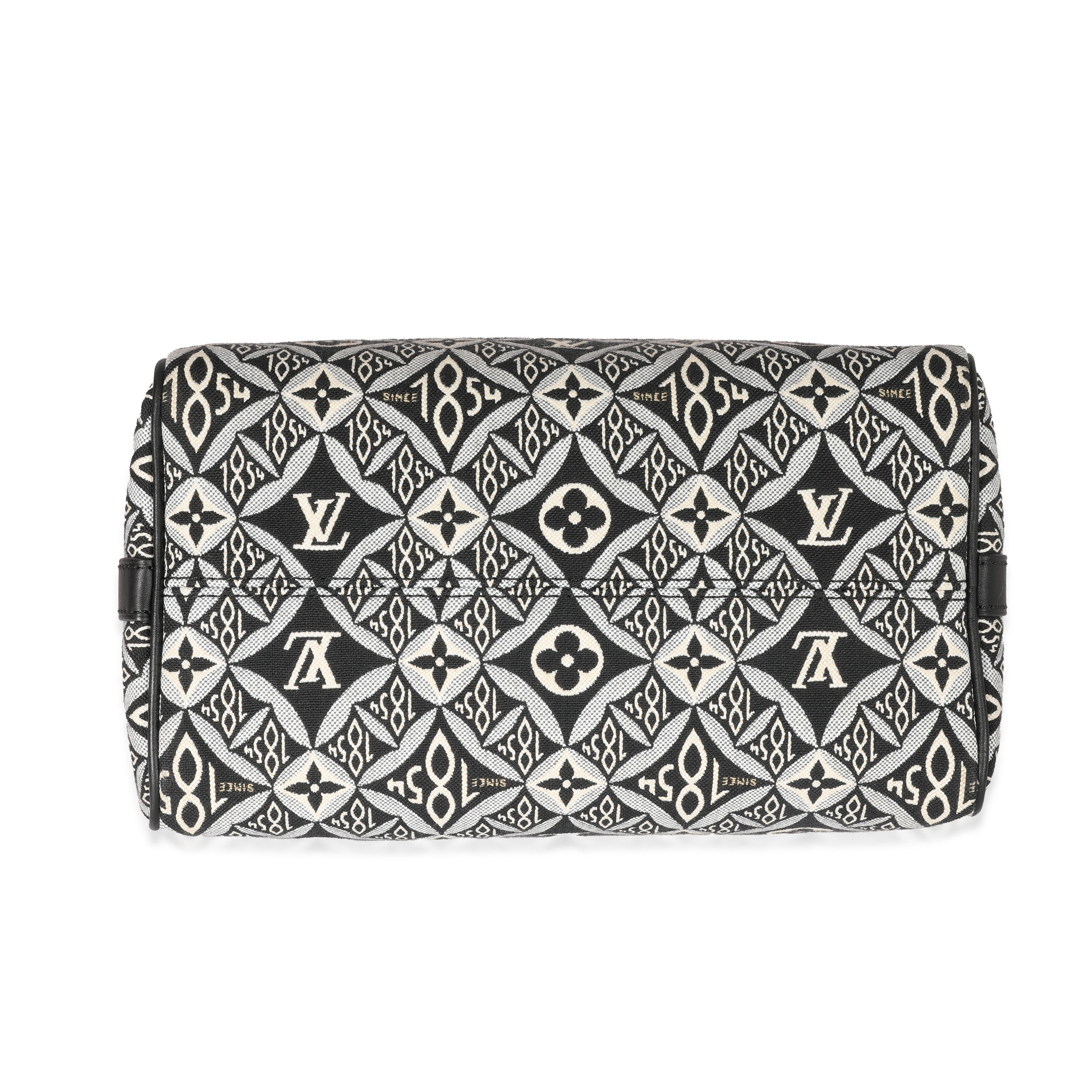 Louis Vuitton Louis Vuitton Grey Jacquard Since 1854 Speedy Bandouliere 25