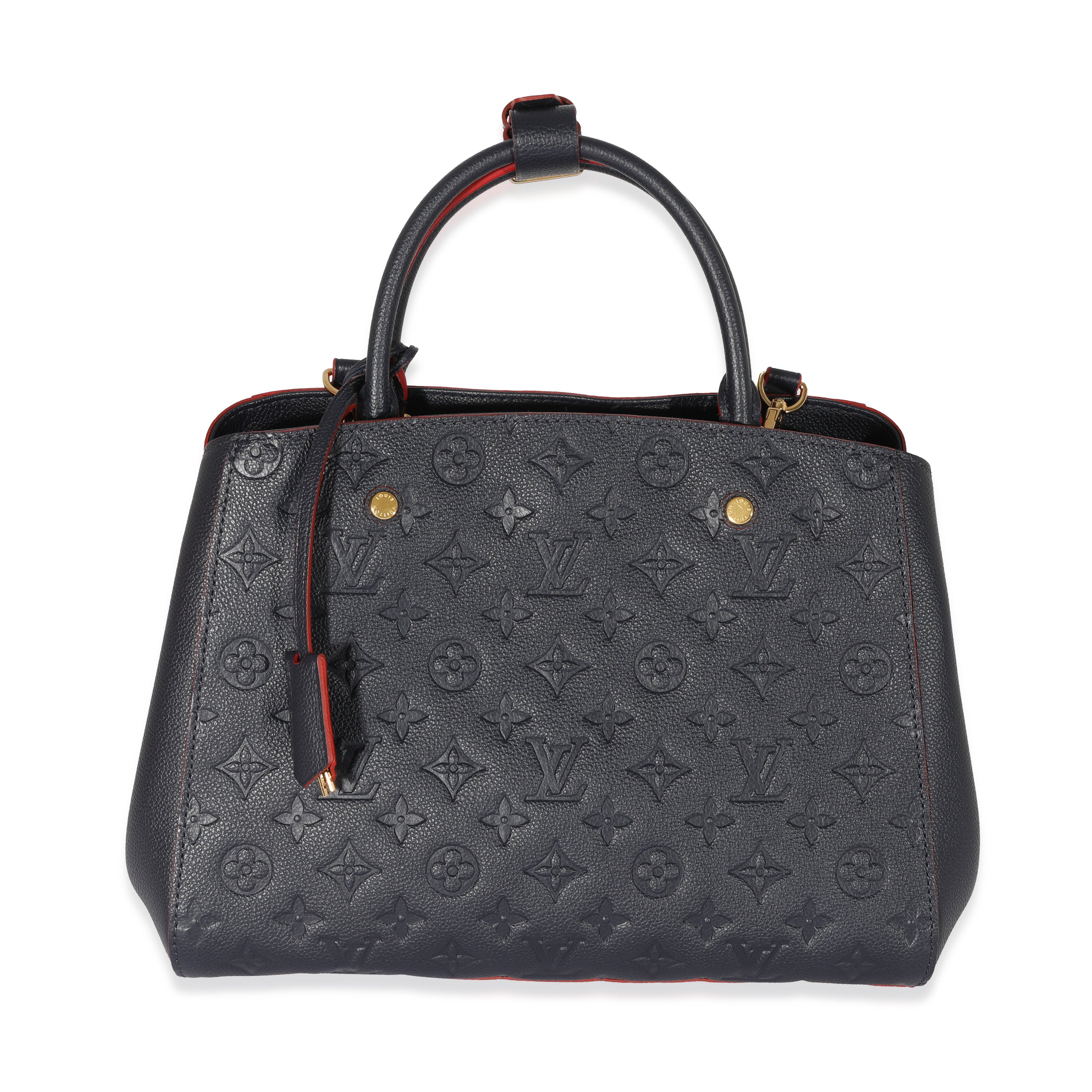 Louis Vuitton Louis Vuitton Marine Rouge Empreinte Montaigne MM