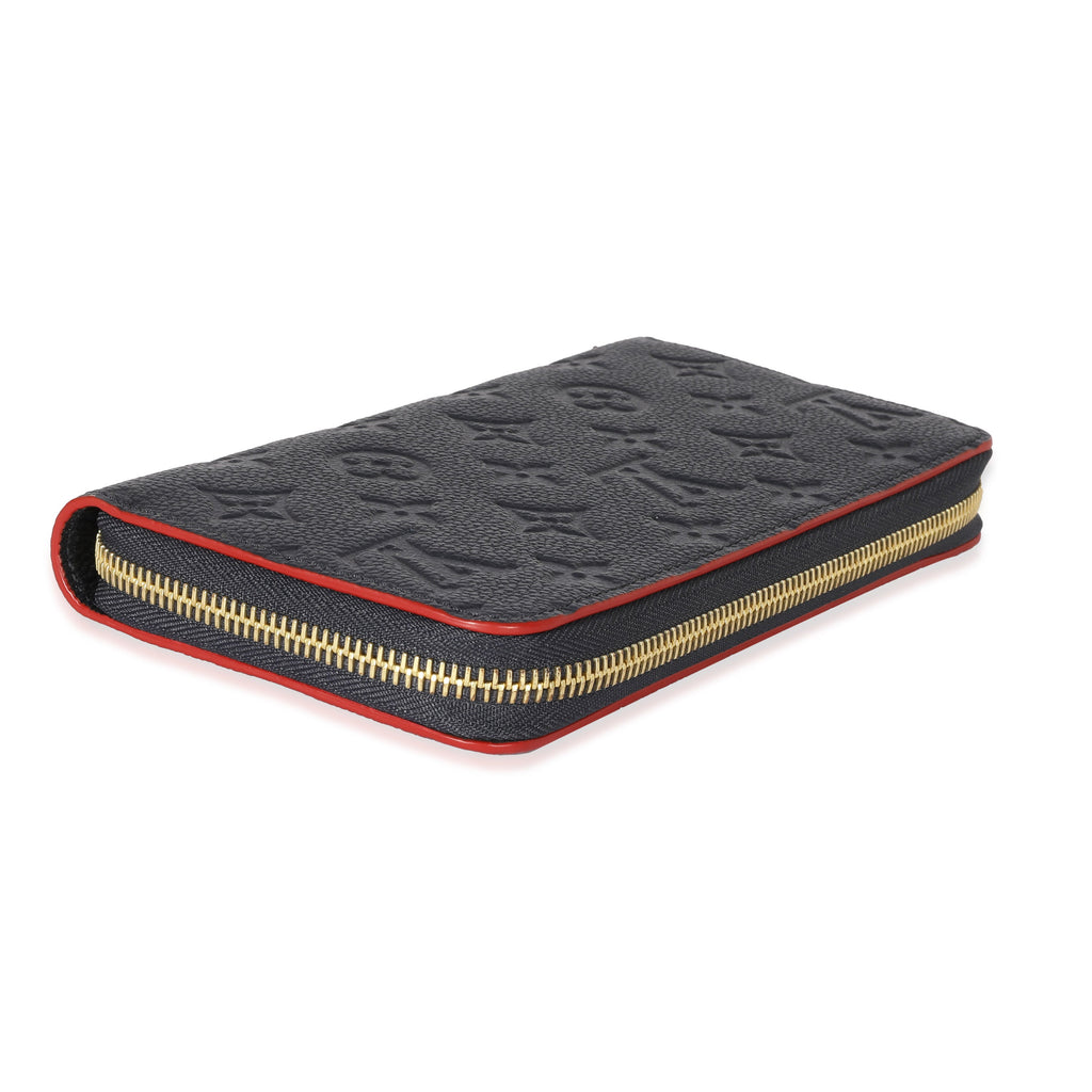 Louis Vuitton Louis Vuitton Marine Rouge Empreinte Zippy Wallet