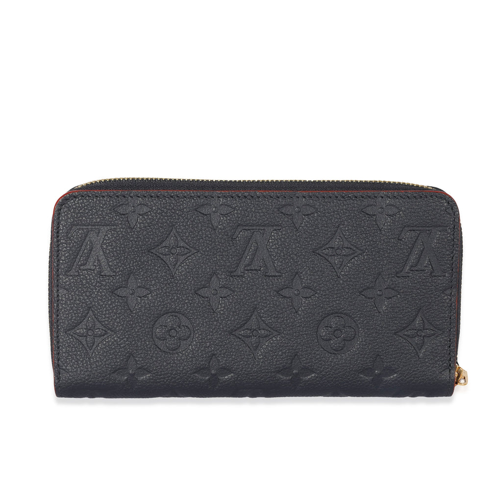 Louis Vuitton Louis Vuitton Marine Rouge Empreinte Zippy Wallet