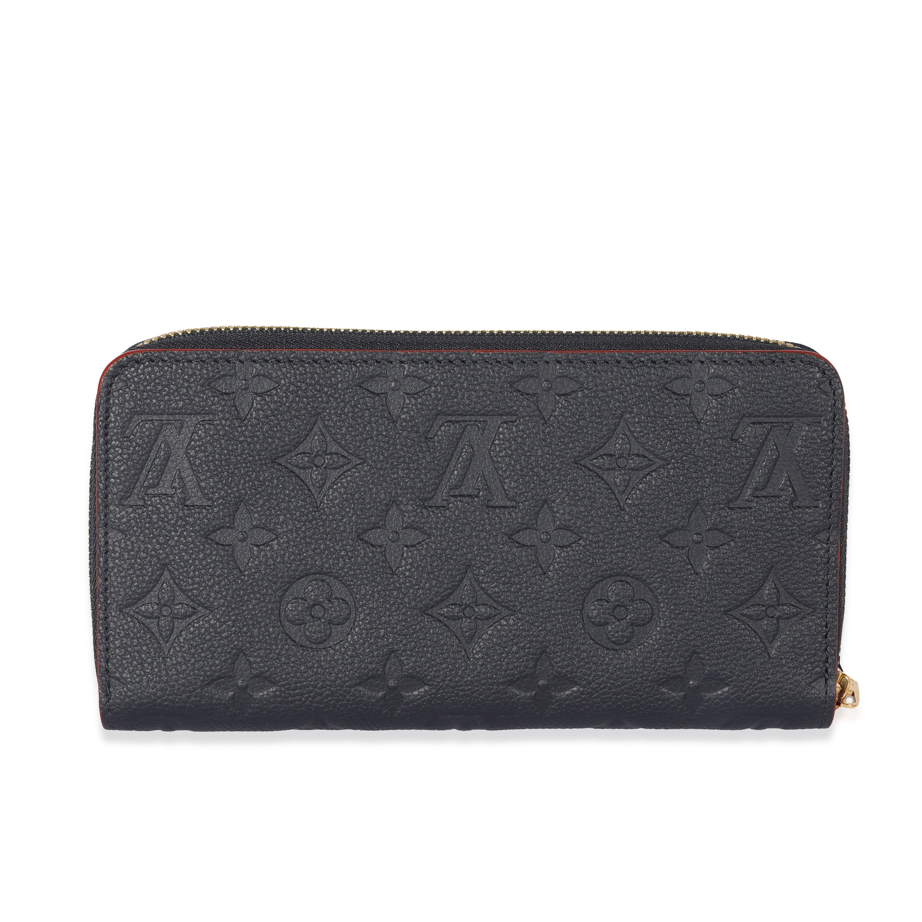 Louis Vuitton Louis Vuitton Marine Rouge Empreinte Zippy Wallet