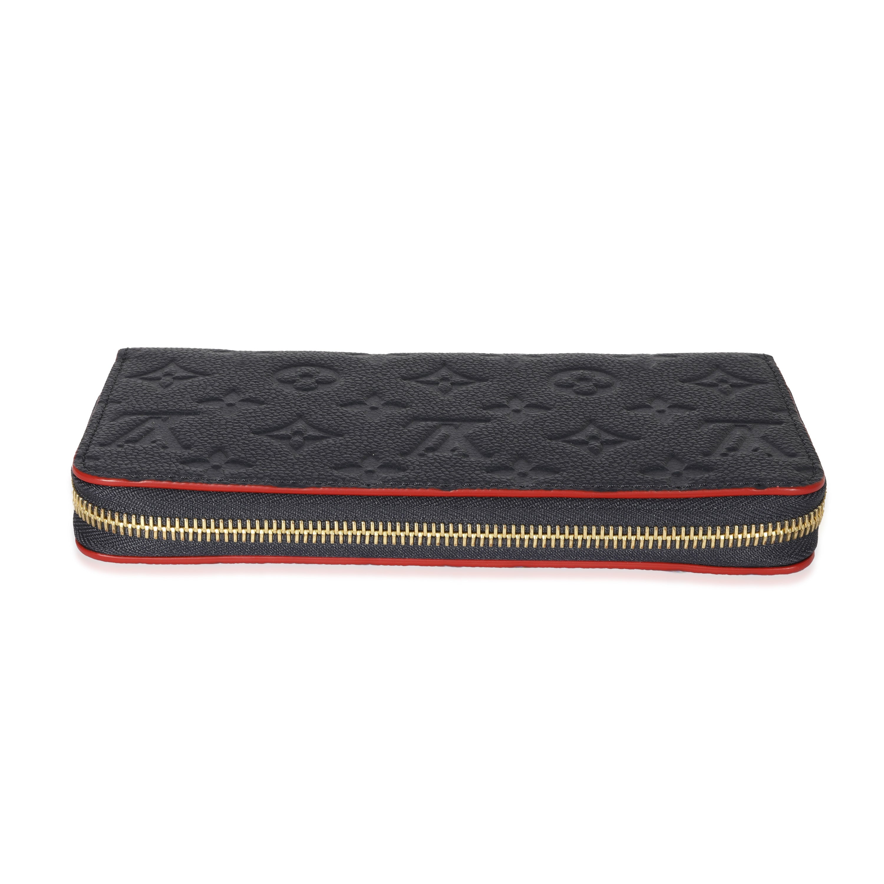 Louis Vuitton Louis Vuitton Marine Rouge Empreinte Zippy Wallet