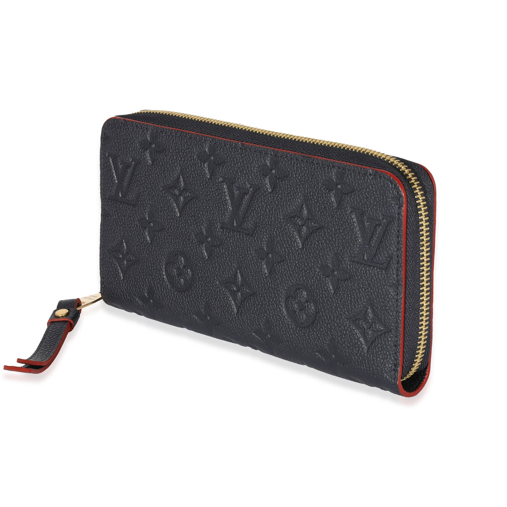 Louis Vuitton Louis Vuitton Marine Rouge Empreinte Zippy Wallet