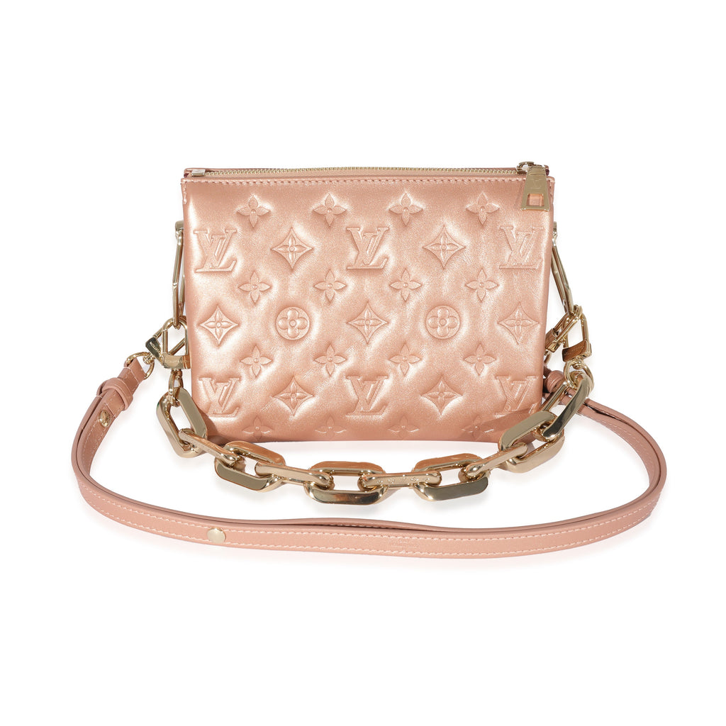 Louis Vuitton Louis Vuitton Lambskin Pink Gold Coussin BB H27