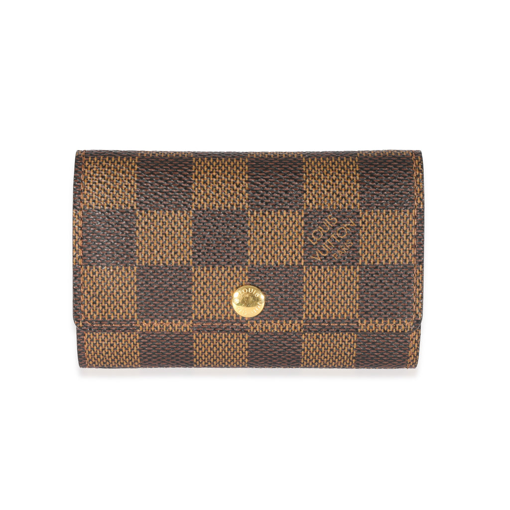 Louis Vuitton Louis Vuitton Canvas Damier Ebene 6 Key Holder