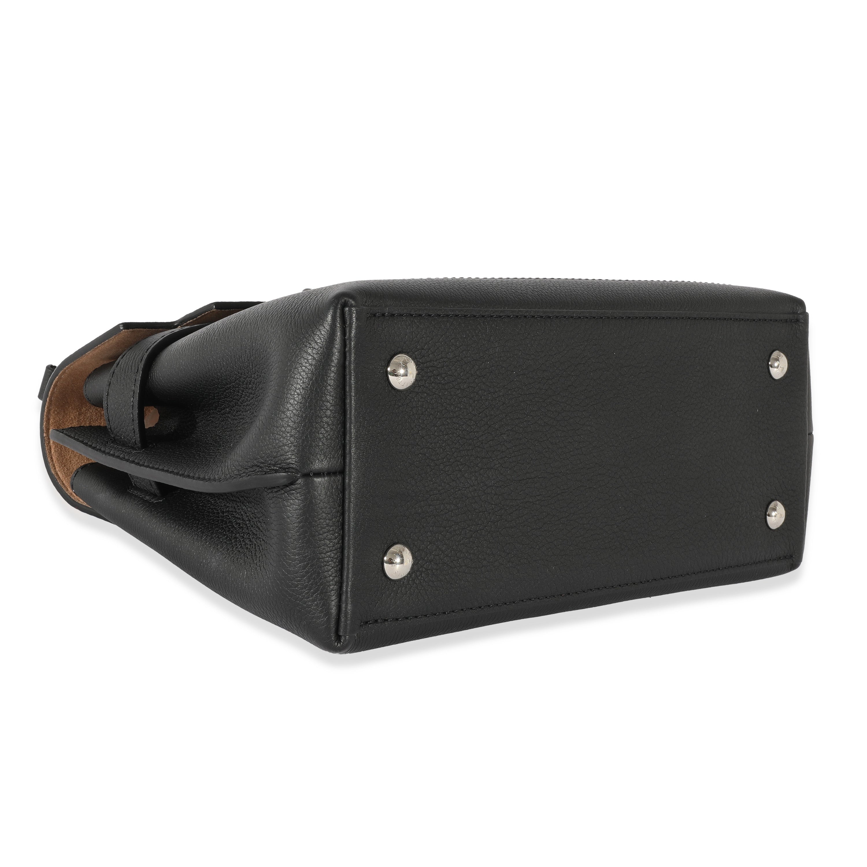 Louis Vuitton Louis Vuitton Black Leather LockMe Ever BB