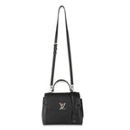 Louis Vuitton Louis Vuitton Black Leather LockMe Ever BB