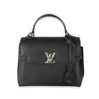 Louis Vuitton Louis Vuitton Black Leather LockMe Ever BB