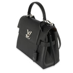 Louis Vuitton Louis Vuitton Black Leather LockMe Ever BB