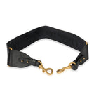 Christian Dior Navy Canvas Logo Embroidered Strap
