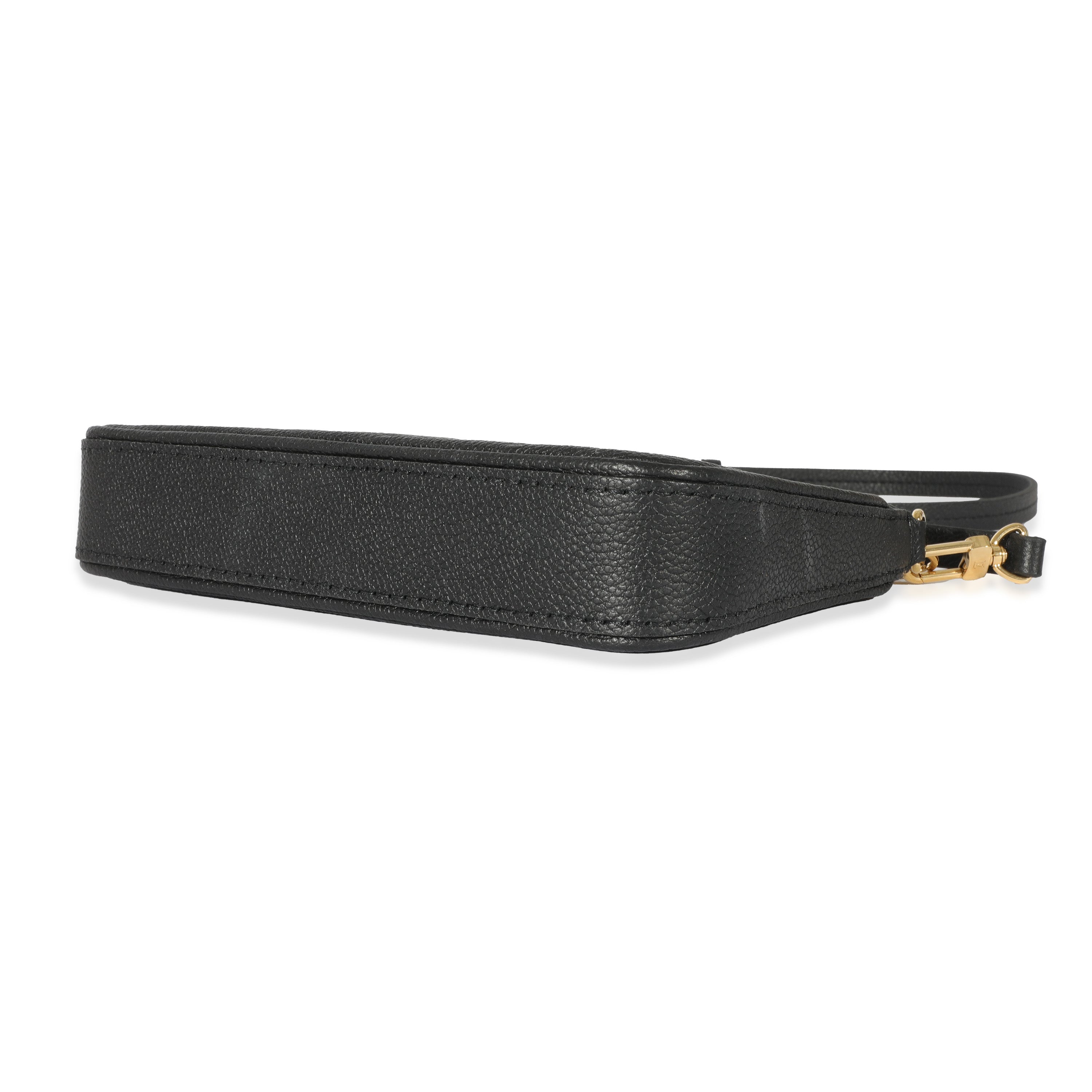 Louis Vuitton Louis Vuitton Black Empreinte Easy Pouch On Strap
