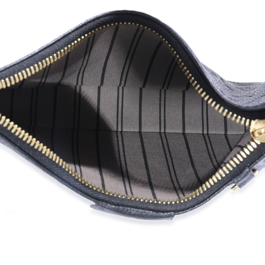 Louis Vuitton Louis Vuitton Black Empreinte Easy Pouch On Strap