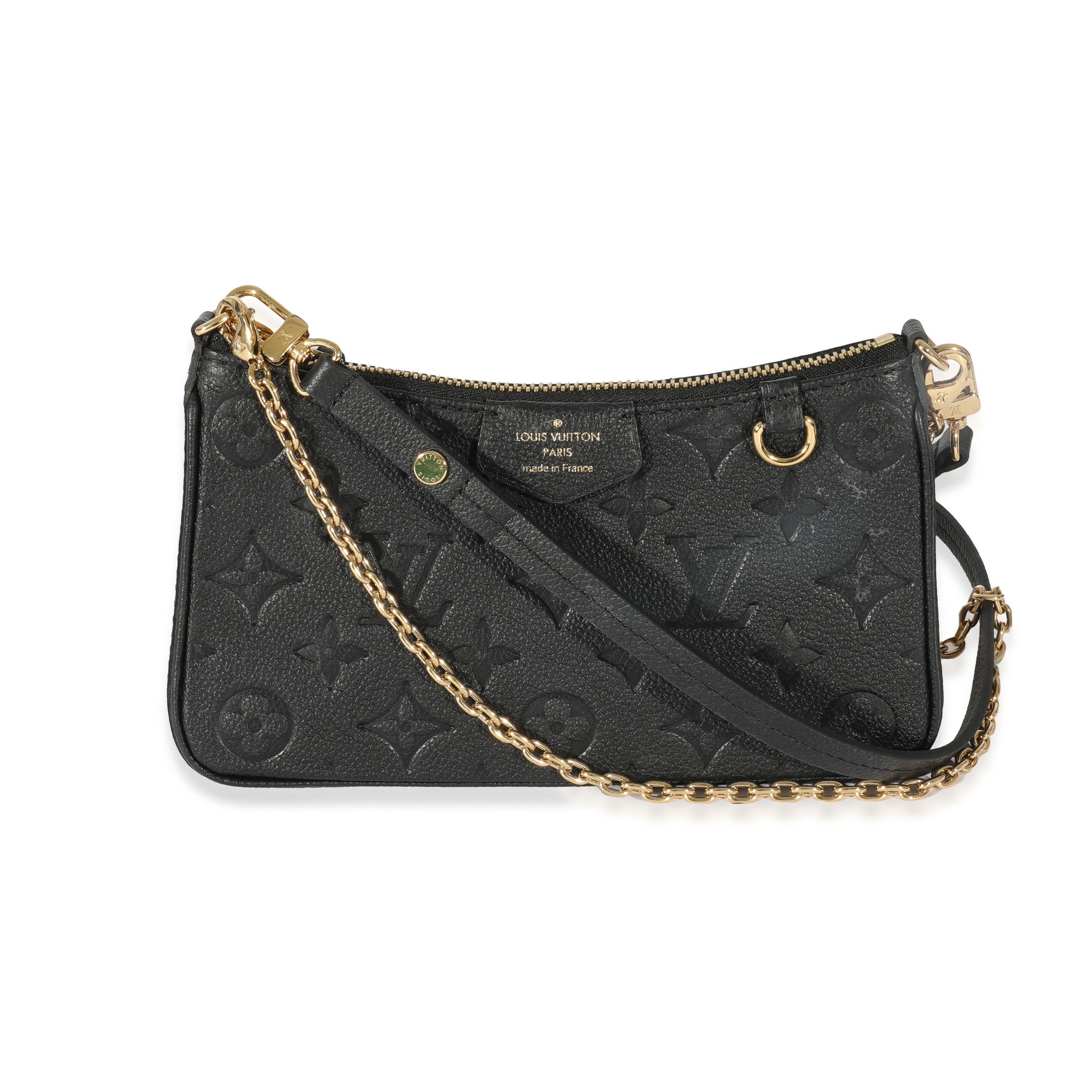 Louis Vuitton Louis Vuitton Black Empreinte Easy Pouch On Strap