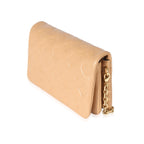 Louis Vuitton Louis Vuitton Camel Lambskin Pochette Coussin