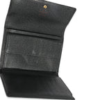 Louis Vuitton Louis Vuitton Black Epi Porte Tresor Wallet