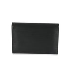 Louis Vuitton Louis Vuitton Black Epi Porte Tresor Wallet