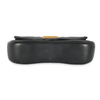 Louis Vuitton Louis Vuitton Black Leather New Wave Chain Bag MM