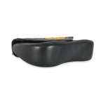 Louis Vuitton Louis Vuitton Black Leather New Wave Chain Bag MM