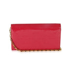 Louis Vuitton Louis Vuitton Pink Vernis Sarah Chain Clutch