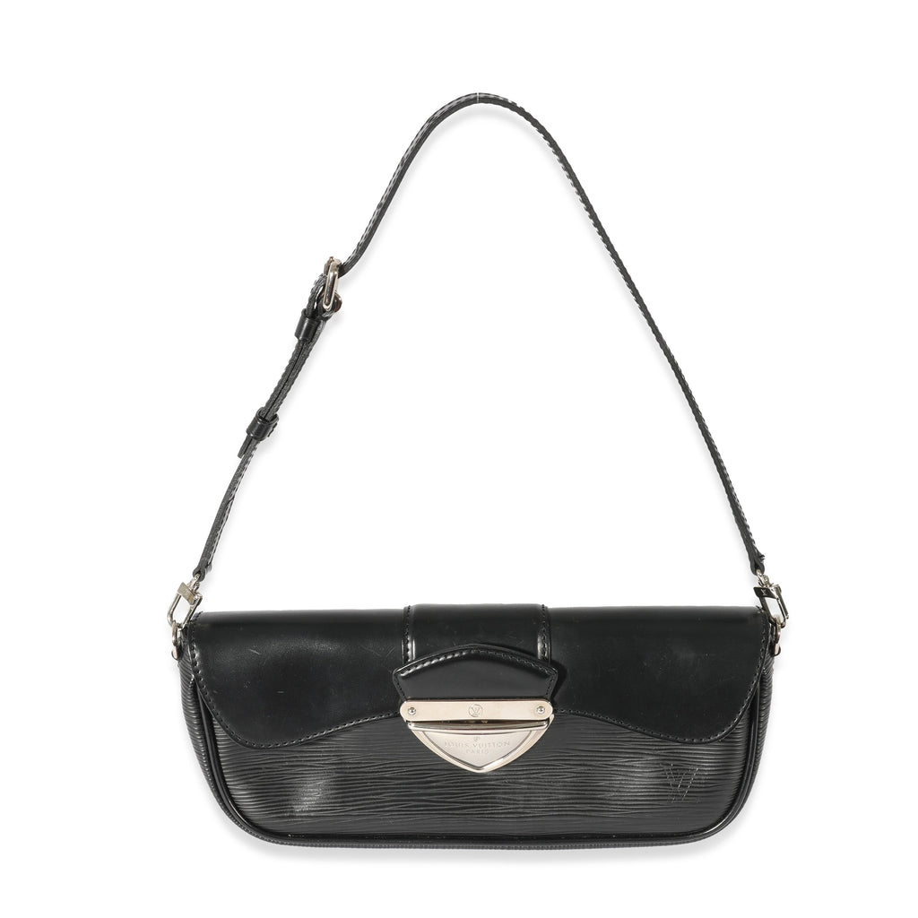 Louis Vuitton Louis Vuitton Black Epi Montaigne Clutch