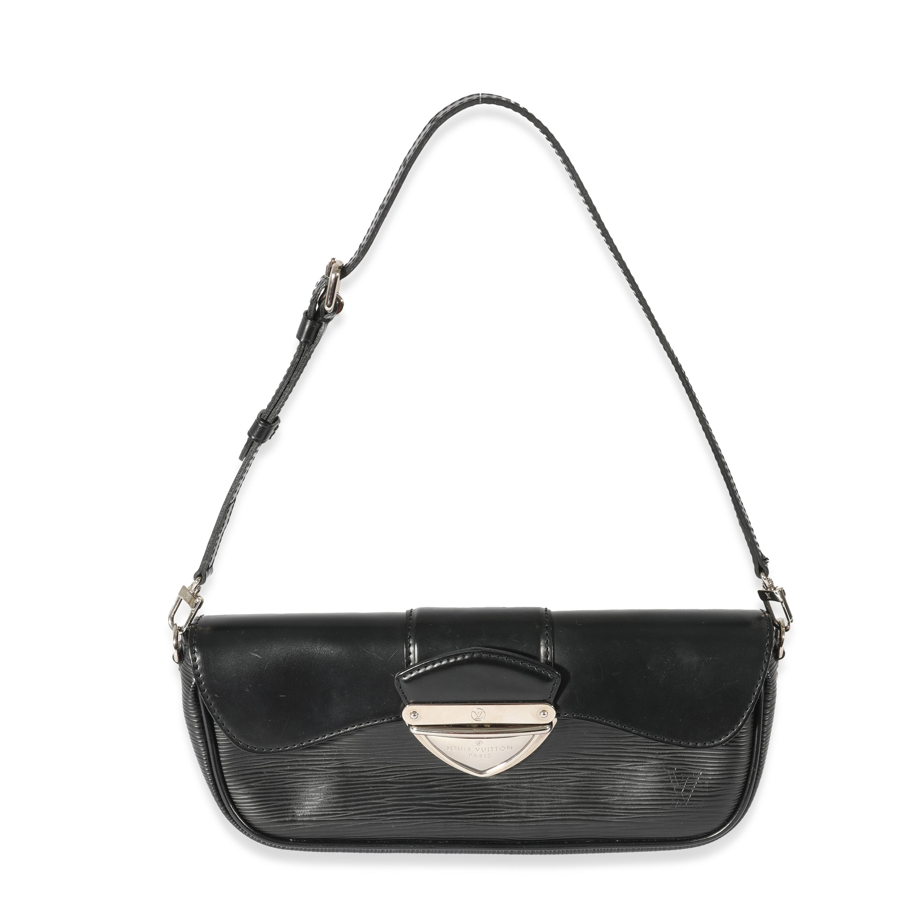 Louis Vuitton Louis Vuitton Black Epi Montaigne Clutch