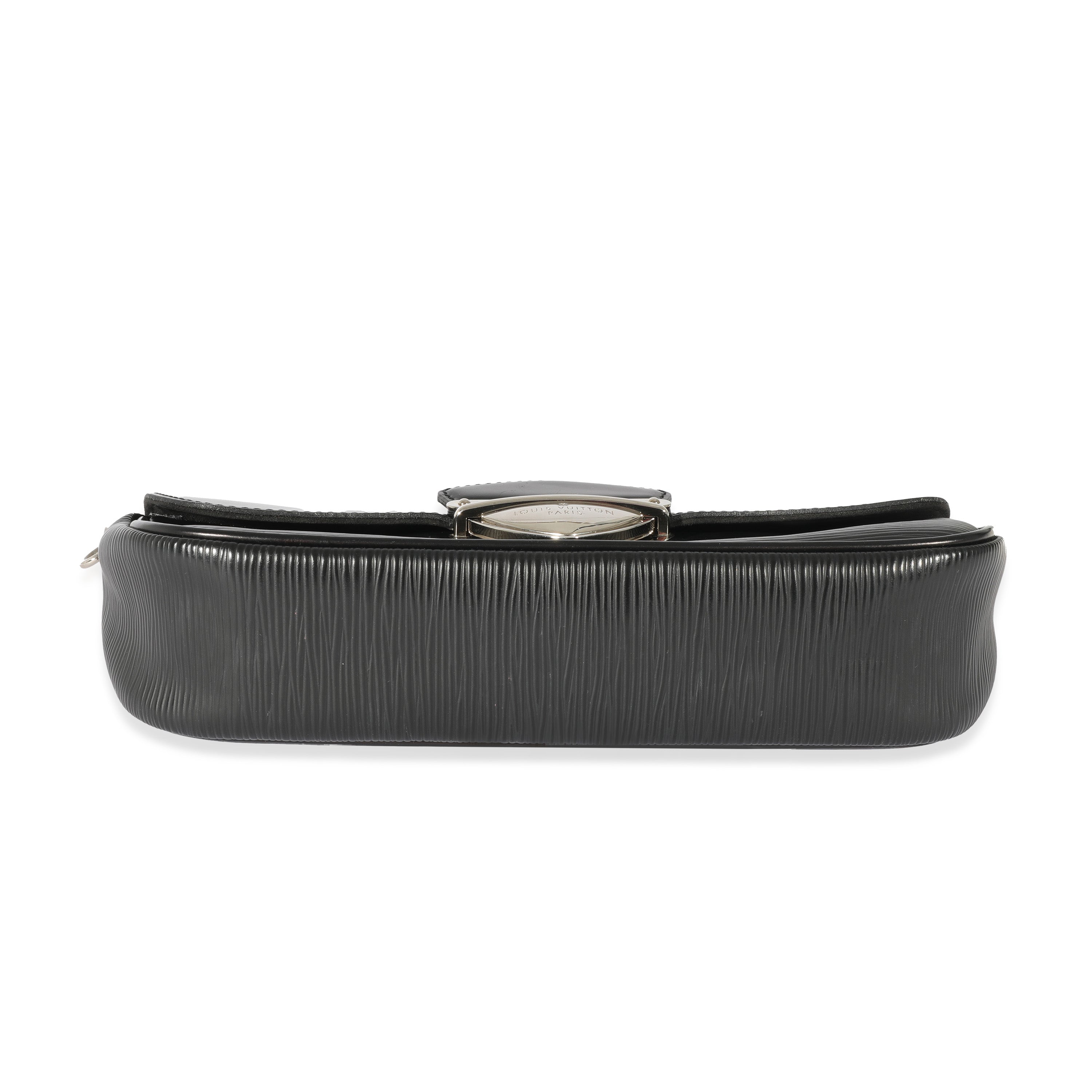 Louis Vuitton Louis Vuitton Black Epi Montaigne Clutch