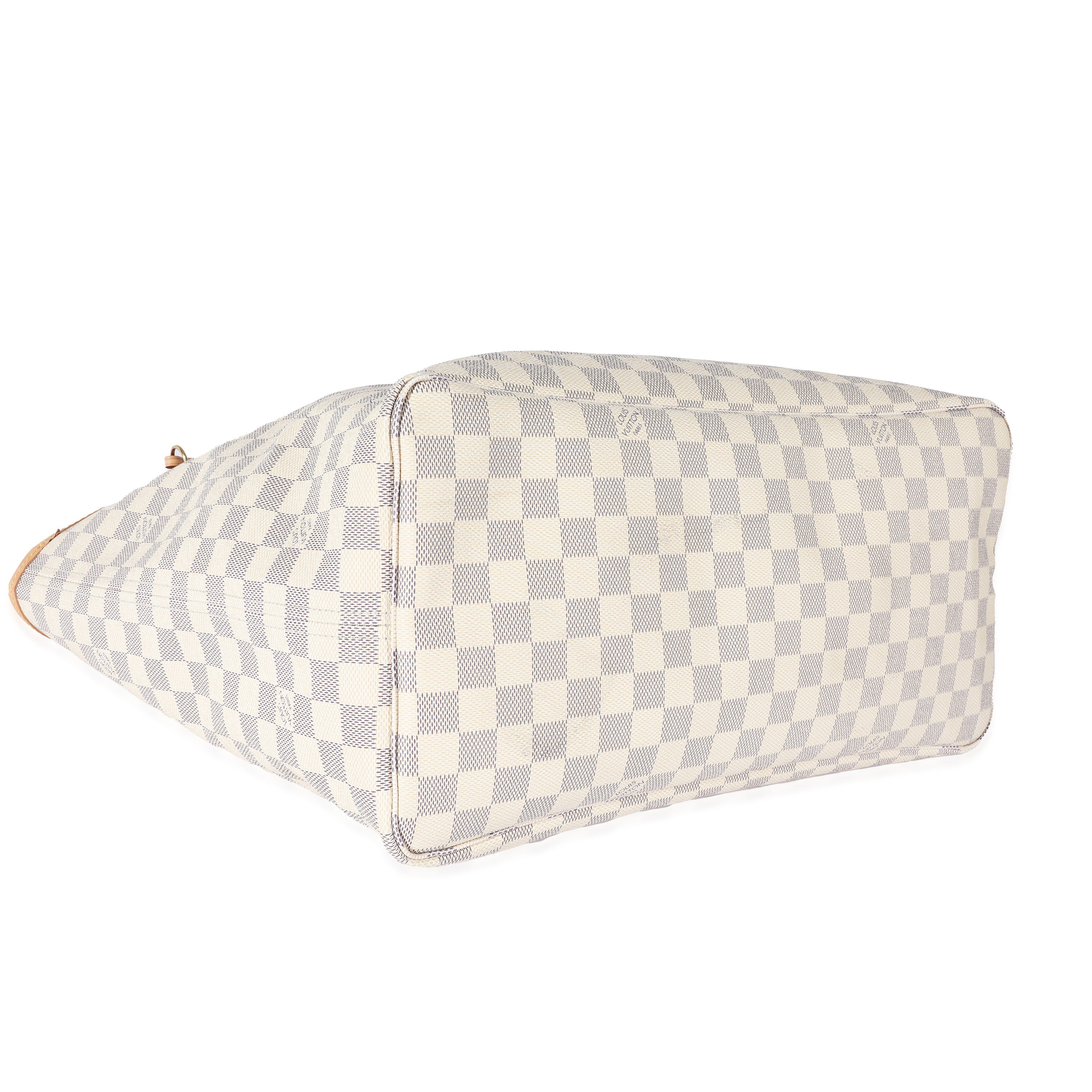 Louis Vuitton Louis Vuitton Damier Azur Canvas Rose Ballerine Neverfull GM