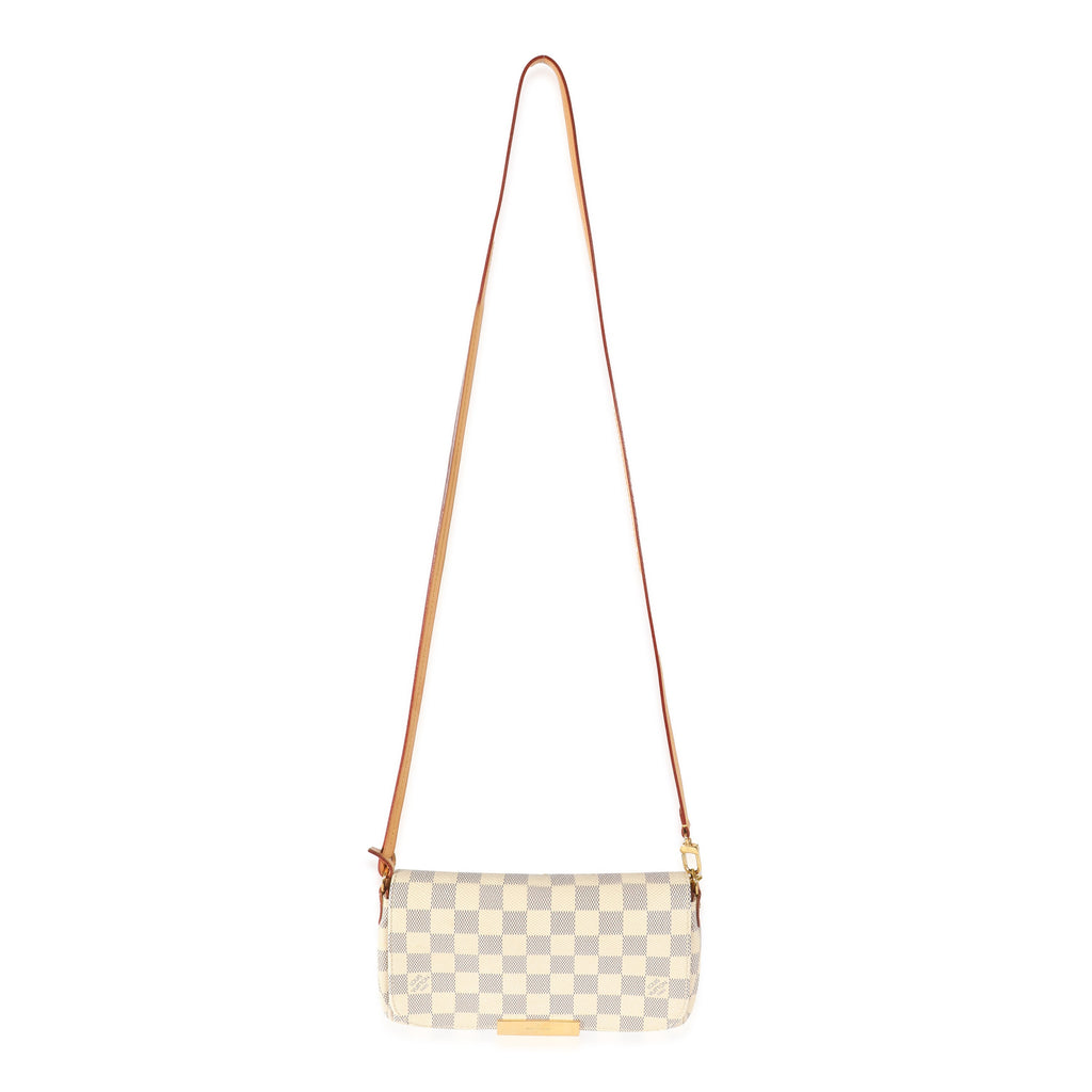 Louis Vuitton Louis Vuitton Canvas Damier Azur Favorite PM