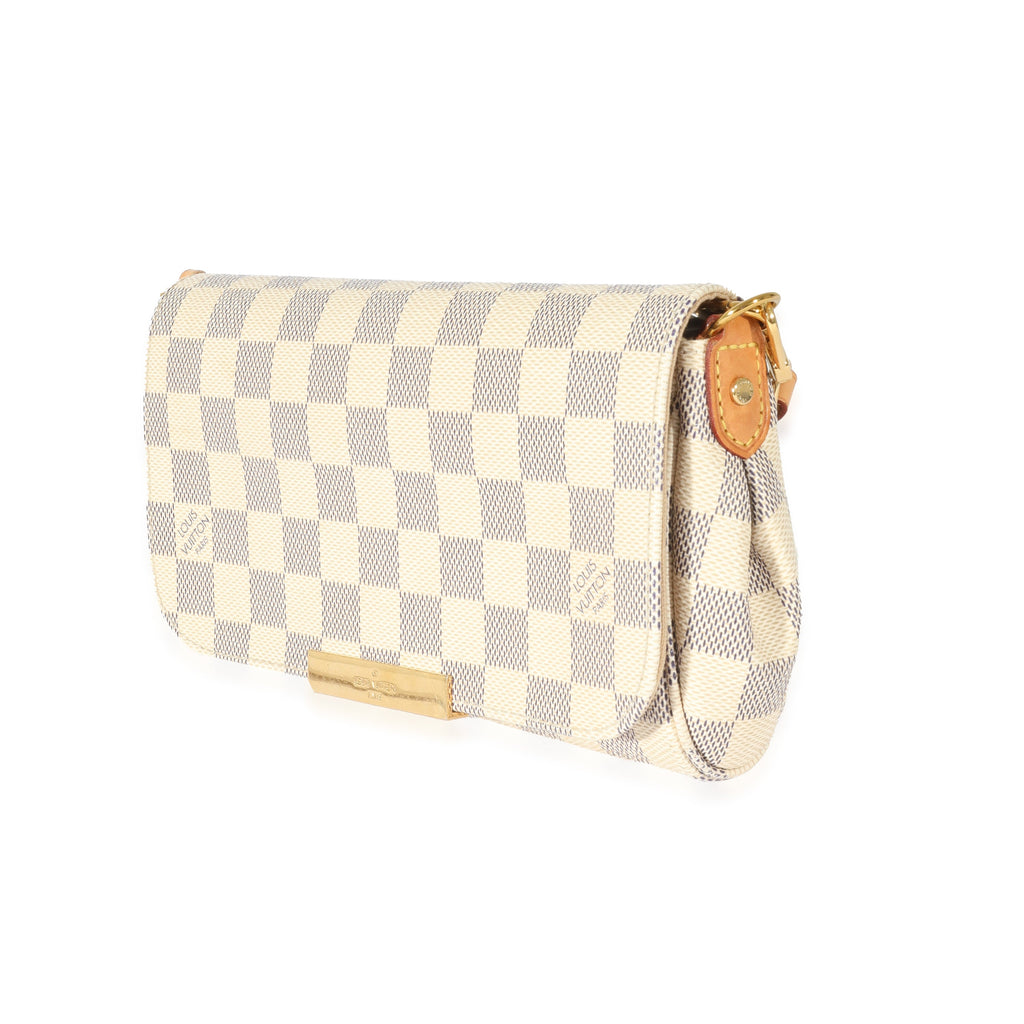 Louis Vuitton Louis Vuitton Canvas Damier Azur Favorite PM