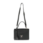 Louis Vuitton Louis Vuitton Black Leather LockMe II Bag