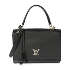 Louis Vuitton Louis Vuitton Black Leather LockMe II Bag