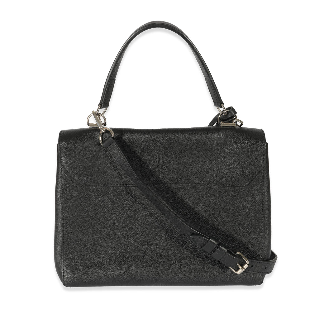 Louis Vuitton Louis Vuitton Black Leather LockMe II Bag