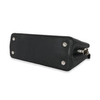 Louis Vuitton Louis Vuitton Black Taurillon Python Capucines PM