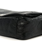 Balenciaga Arena Calfskin Small Monaco Flap Bag Black