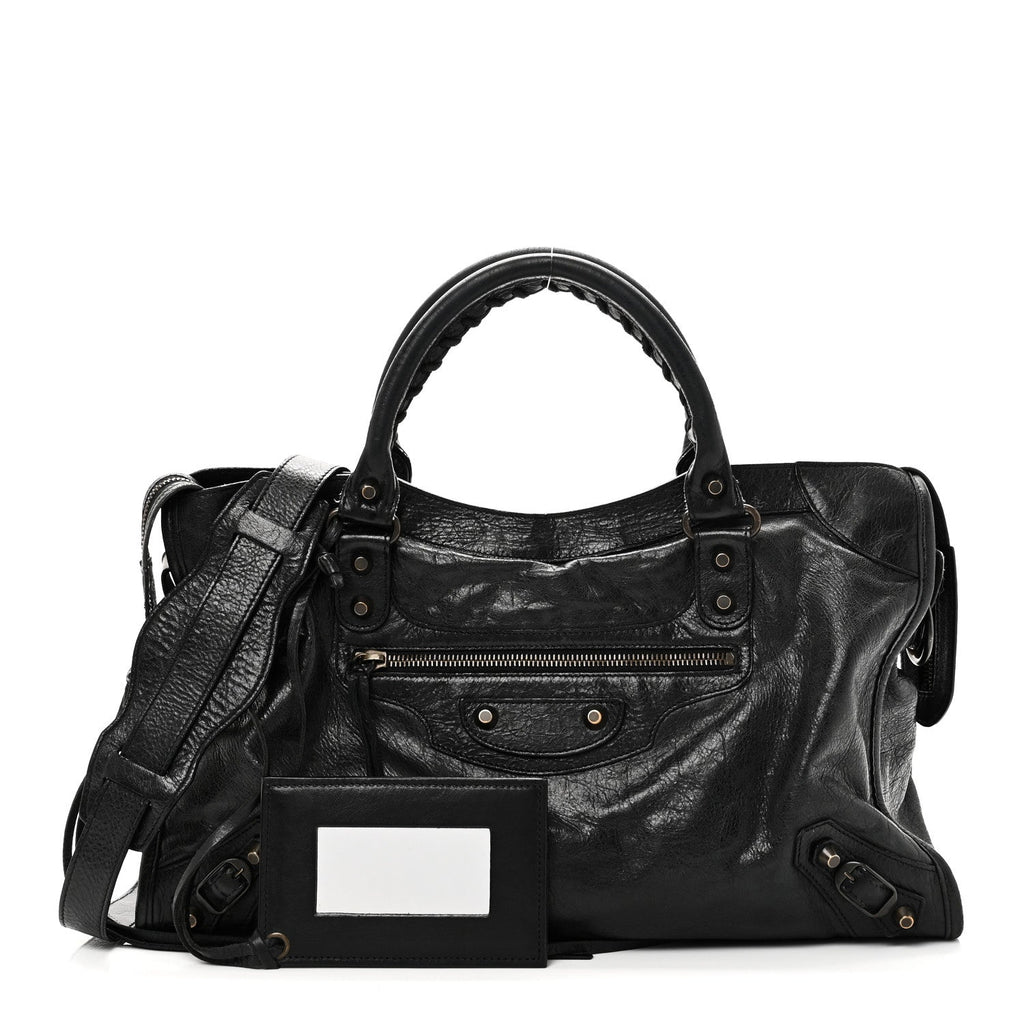 Balenciaga Agneau Classic Hardware City Black