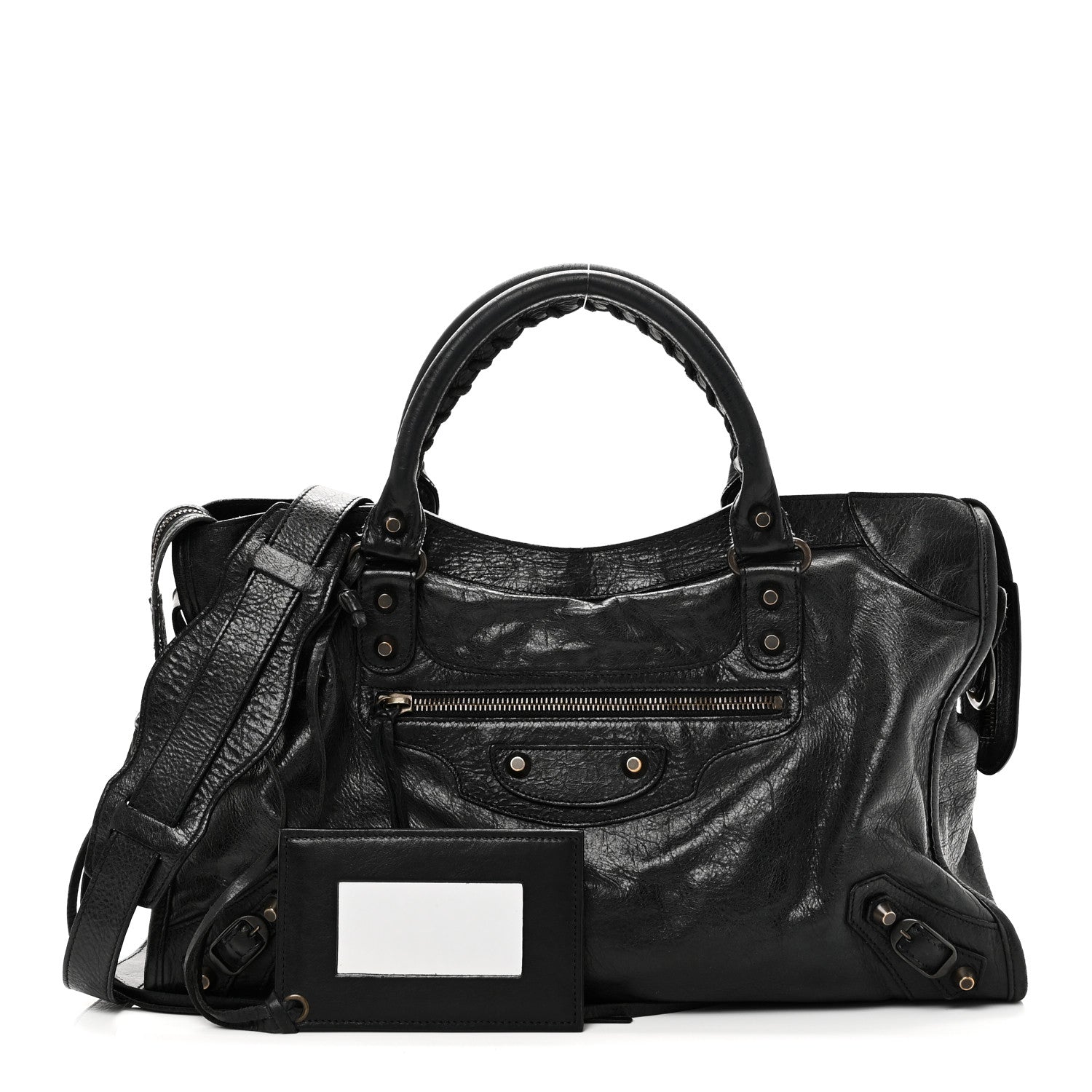Balenciaga Agneau Classic Hardware City Black