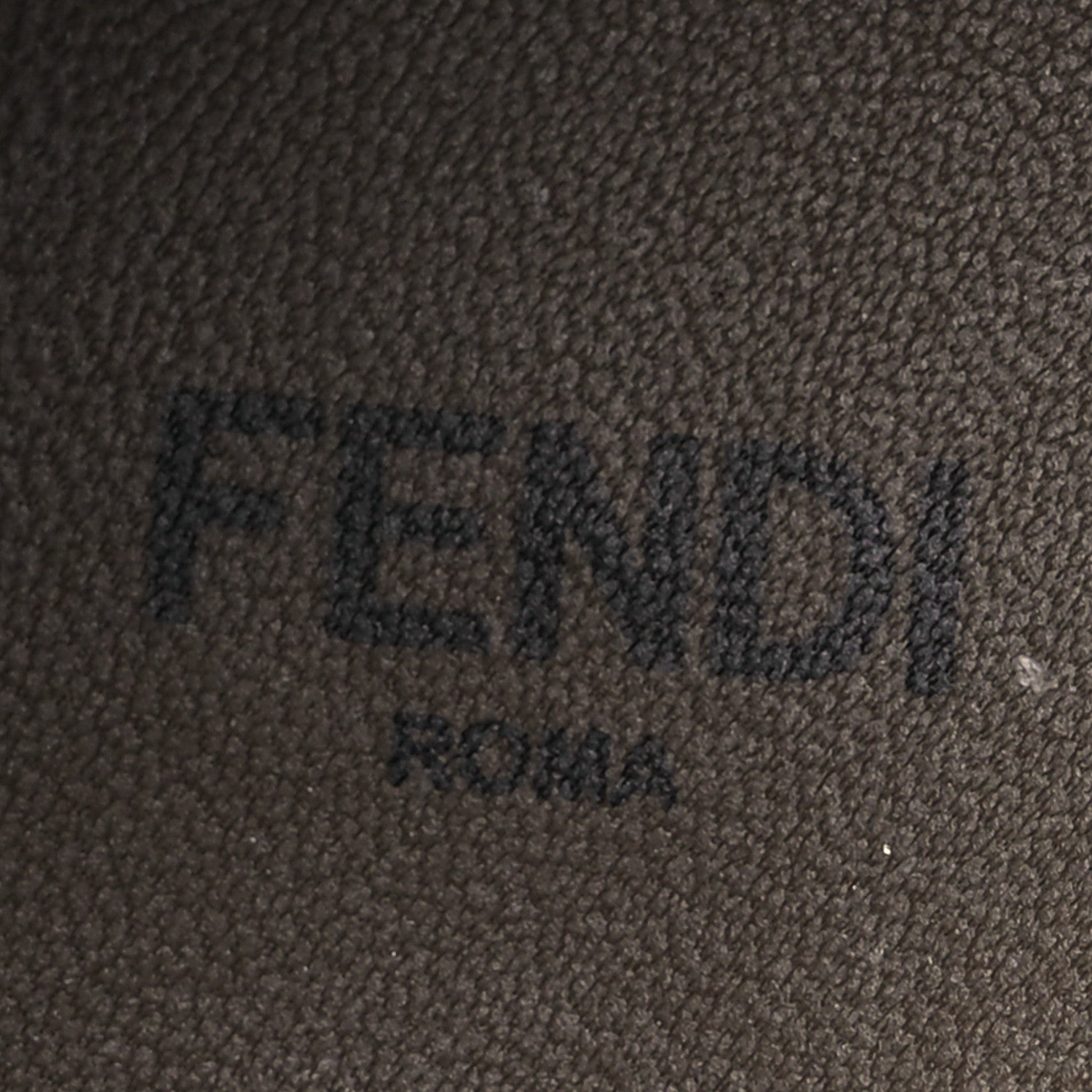 Fendi Fabric Jacquard Vitello FF Domino 50mm Biker Boots 38 Tobacco Black Sand