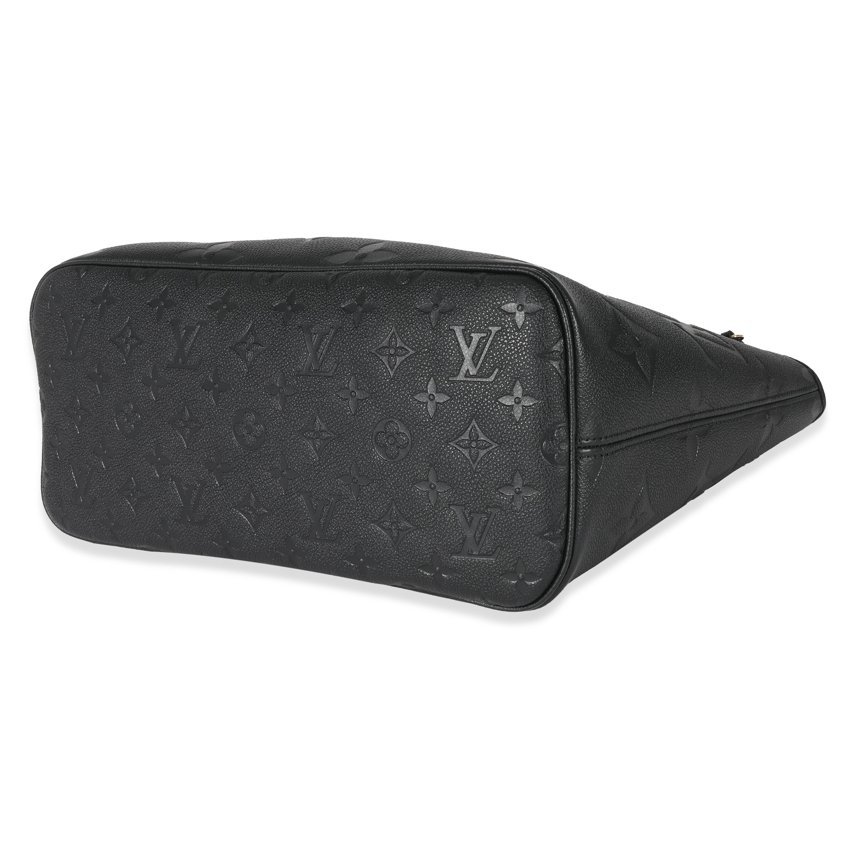 Louis Vuitton Louis Vuitton Black Empreinte Neverfull MM