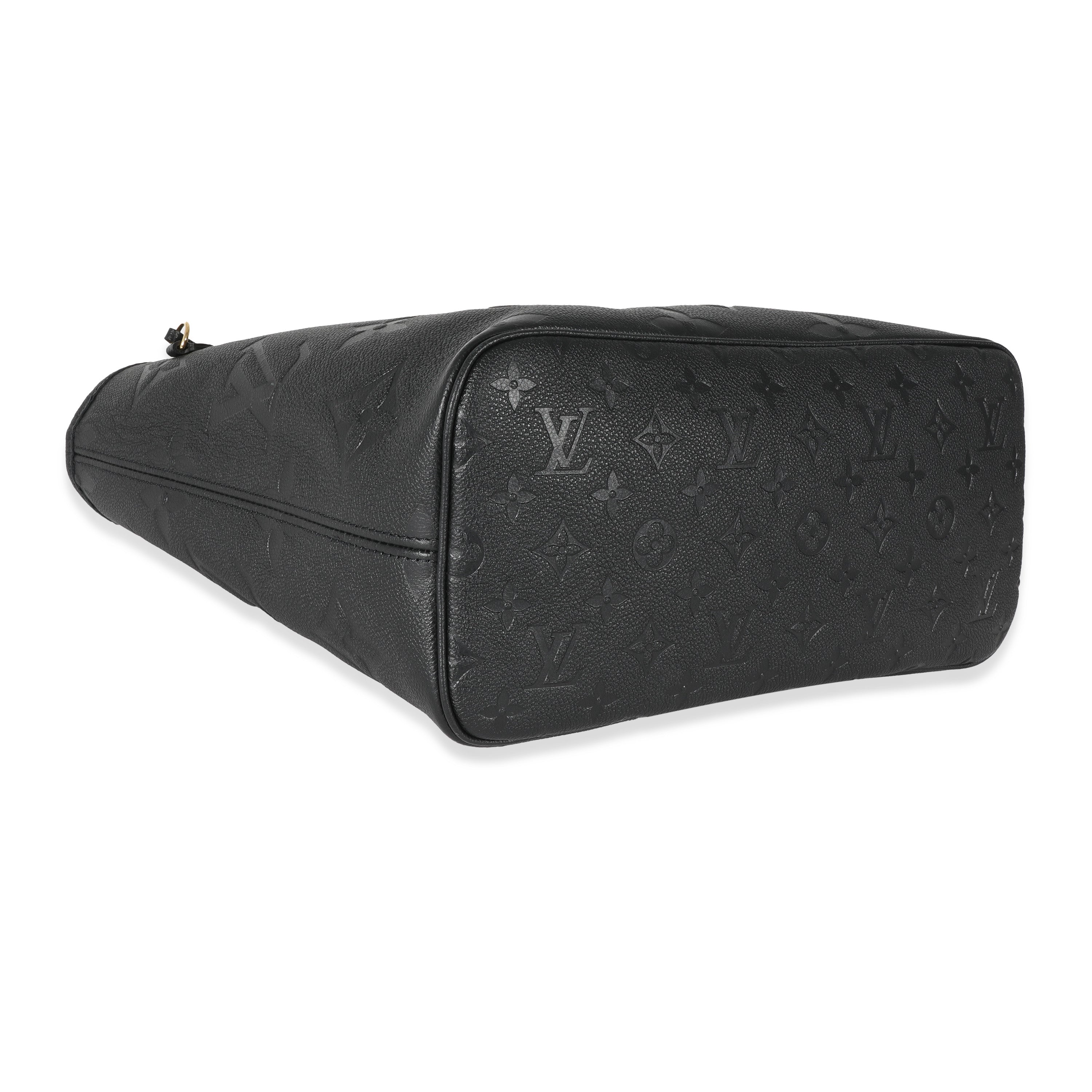 Louis Vuitton Louis Vuitton Black Empreinte Neverfull MM